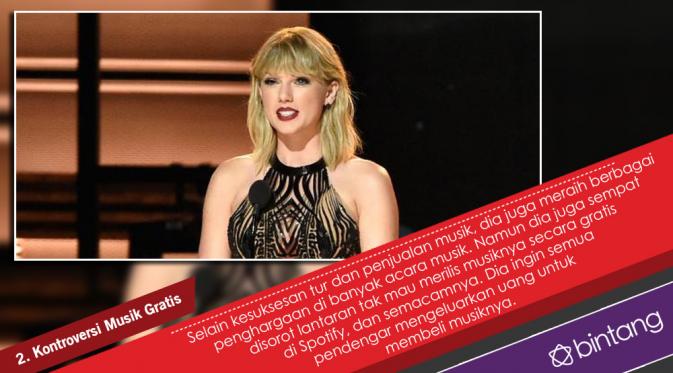 2017 sepertinya akan menjadi tahun tanpa lantunan musik Taylor Swift. (Desain: Nurman Abdul Hakim/Bintang.com)