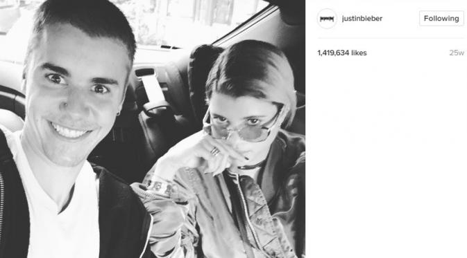 Justin Bieber masih menyimpan foto mantan. (Instagram/justinbieber)