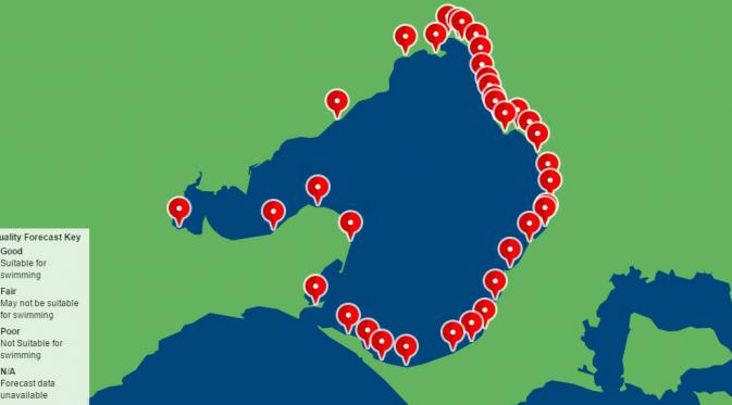Sebanyak 36 pantai Australia ditutup karena terkontaminasi kotoran manusia (EPA Victoria)