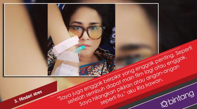 5 Fakta Perjuangan Ria Irawan Sembuh dari Kanker. (Foto: Instagram/@riairawan, Desain: Nurman Abdul Hakim/Bintang.com)