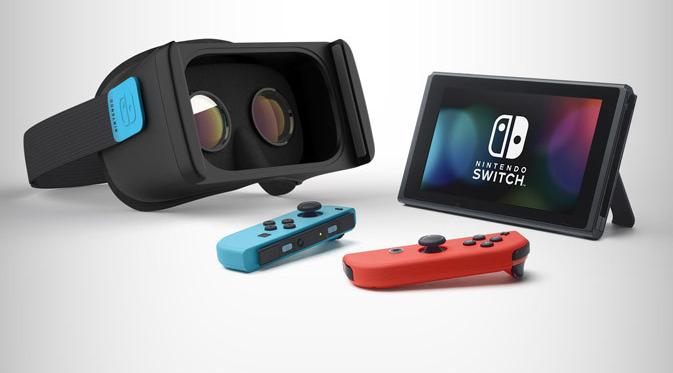 Bentuk konsep Nintendo Switch VR buatan Antoine Beynel. (Sumber: Behance)