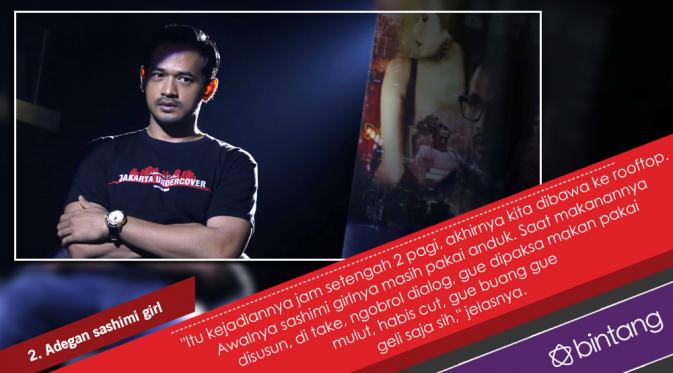 5 Keseruan Peran Oka Antara di Film Jakarta Undercover. (Foto: Nurwahyunan/Bintang.com, Desain: Nurman Abdul Hakim/Bintang.com)