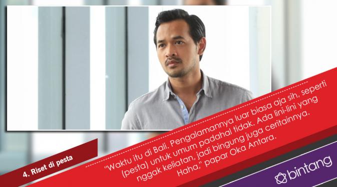 5 Keseruan Peran Oka Antara di Film Jakarta Undercover. (Foto: Adrian Putra/Bintang.com, Desain: Nurman Abdul Hakim/Bintang.com)