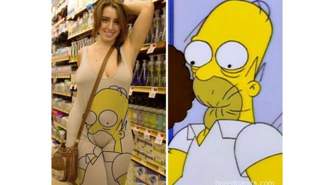 Homer wanna be. (Via: boredpanda.com)