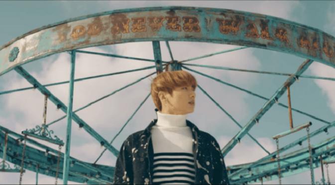 Jungkook di MV BTS Spring Day