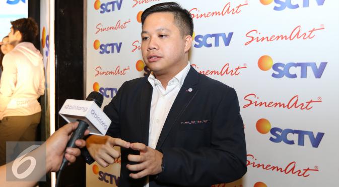 Deputy Director Programming SCTV, David Suwarto. (Liputan6.com/Fatkhur Rozaq) 