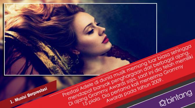Adele kembali bernasib sial di Grammy Awards 2017. (Desain: Nurman Abdul Hakim/Bintang.com)