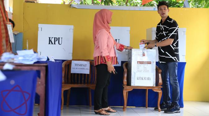 Fero Walandouw saat mengikuti Pilgub DKI 2017. (Adrian Putra/Bintang.com)