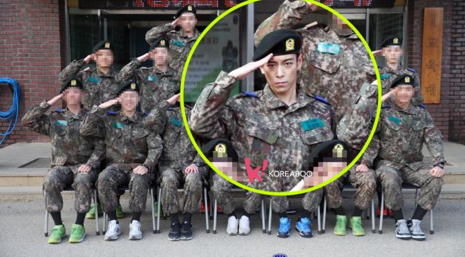 TOP BigBang menjalani wajib militer sejak 9 Februari 2017. (Foto: Koreaboo)