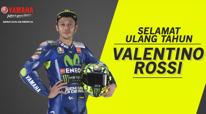 Ucapan selamat ulang tahun untuk Rossi dari Yamaha Indonesia (facebook)