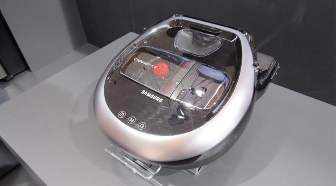 Robot Vacuum Cleaner teranyar Samsung yakni POWERbot VR7000. (Liputan6.com/Agustinus Mario Damar)