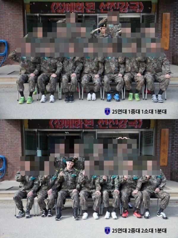 Junsu JYJ dan T.O.P Big Bang menjalani wajib militer [foto: Soompi]