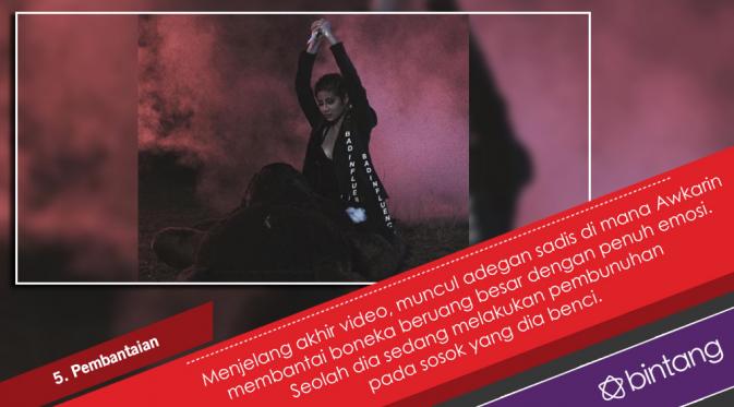 Awkarin baru saja merilis single Bad Ass pada 14 Februari 2017. (Desain: Nurman Abdul Hakim/Bintang.com)