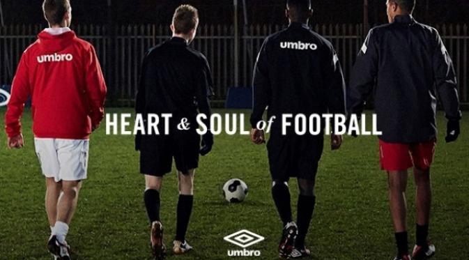 Heart and Soul of Football. (Umbro).