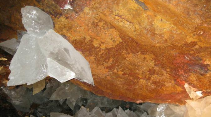Sejumlah bentuk kehidupan kuno yang diperkirakan berusia 50.000 tahun ditemukan terperangkap di dalam kristal di sebuah gua di Meksiko (AP)