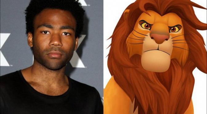 Donald Glover akan menjadi Simba di film The Lion King 2018. (Via: Aceshowbiz)