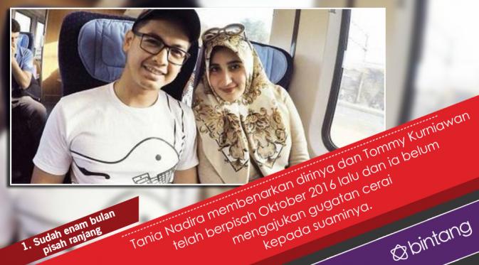 Fakta perpisahan Tommy Kurniawan dan Tania Nadira. (Foto: Instagram/tommykurniawan77, Digital imaging: Nurman Abdul Hakim/Bintang.com)