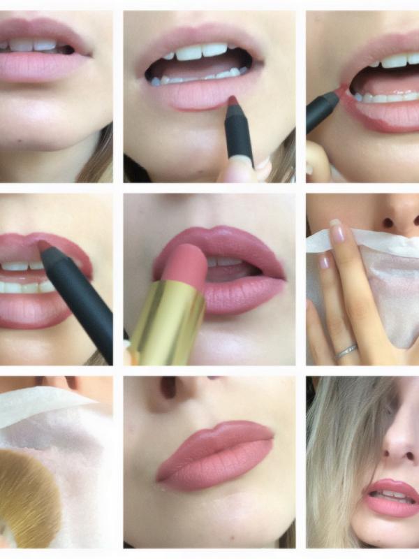 Tips Makeup untuk Si Bibir Tipis Biar Terlihat Lebih Tebal. (Foto: Pinterest.com)
