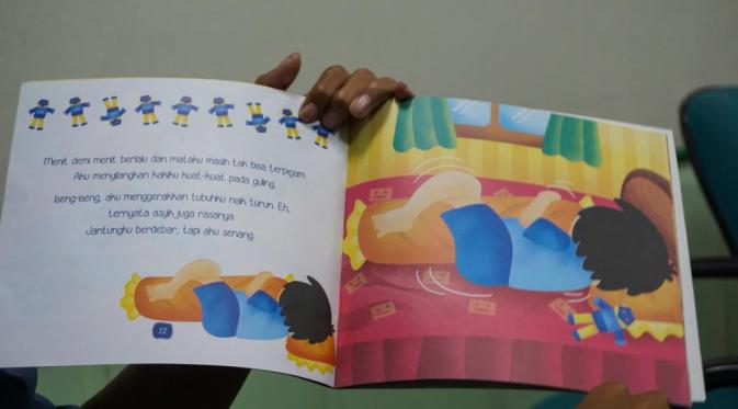 Buku bacaan anak-anak dinilai vulgar (Liputan6.com / Fajar Abrori)