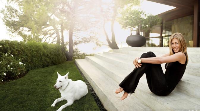 Rumah Jennifer Aniston di Beverly Hills. (Foto: Architectural Digest)
