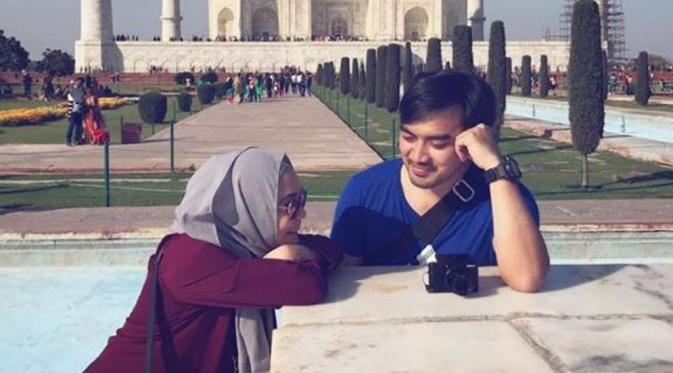 Rina Nose dan Ridwan Feberani Anwar [foto: instagram/ridwanfanwar]