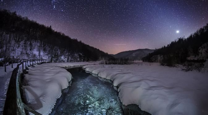 Taman Nasional Plitvice Lakes, Kroasia. (Tamás Rizsavi)