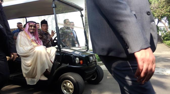 Presiden Jokowi dan Raja Salman. (Liputan6.com/Ahmad Romadoni)