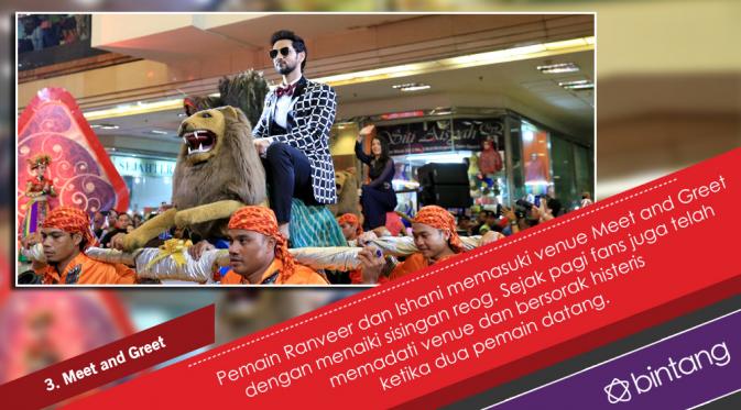 5 Momen Seru Kehadiran Pemain Ranveer dan Ishani di Indonesia. (Foto: Adrian Putra/Bintang.com, Desain: Nurman Abdul Hakim/Bintang.com)