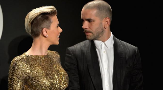 Scarlett Johansson menggugat cerai suaminya Romain Duriac. (Foto: AFP)