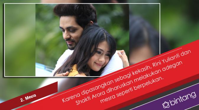 5 Potret Mesra Shakti Arora dan Rini Yulianti Saat Syuting FTV. (Foto: Adrian Putra/Bintang.com, Desain: Nurman Abdul Hakim/Bintang.com)