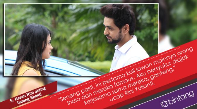 5 Potret Mesra Shakti Arora dan Rini Yulianti Saat Syuting FTV. (Foto: Adrian Putra/Bintang.com, Desain: Nurman Abdul Hakim/Bintang.com)