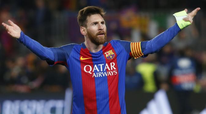 Lionel Messi punya pemain favorit. Siapa dia?. (PAU BARRENA / AFP)