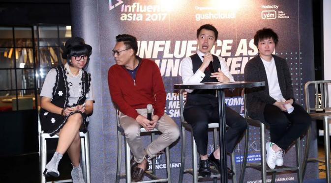 press conference acara Influence Asia 2017 di Senayan City, Rabu (8/3/2017) | foto Nurwahyunan