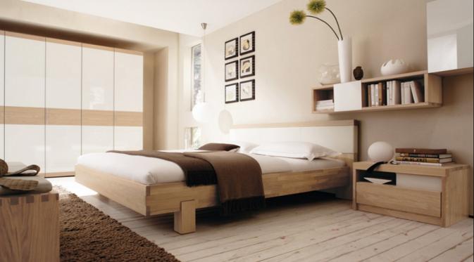 Contoh desain interior kamar utama dengan konsep minimalis (foto: suncityvillas)