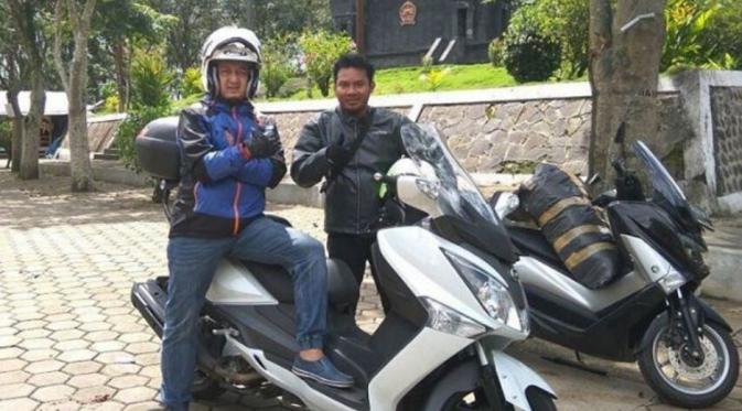 Ustaz Zacky Mirza dakwah keliling Jawa naik motor (Instagram)