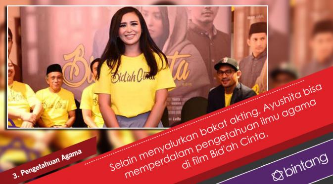 Berikut 4 hal yang dipelajari Ayushita di film Bid'ah Cinta.