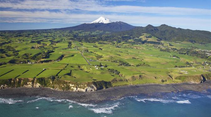 Taranaki, Selandia Baru. (David Wall Photo/Getty Images)
