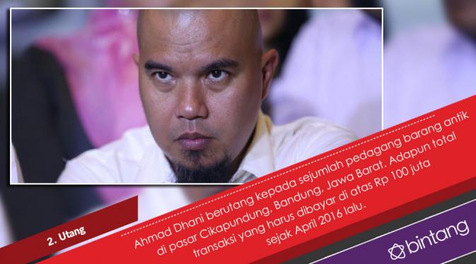 Ahmad Dhani, Sibuk Berjuang untuk NKRI hingga Lupa Bayar Utang. (Foto: Nurwahyunan, Desain: Nurman Abdul Hakim/Bintang.com)