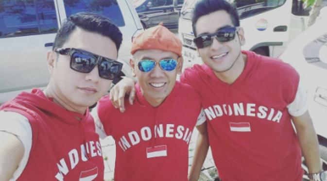 Aldi Taher, Ucup Nirin dan Bobby Maulana tergabung dalam Trio Ubur-ubur. (Instagram/bobbymaulana)