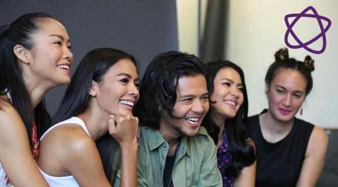 Media Visit Cast film Labuan Hati (Bambang E. Ros/bintang.com)