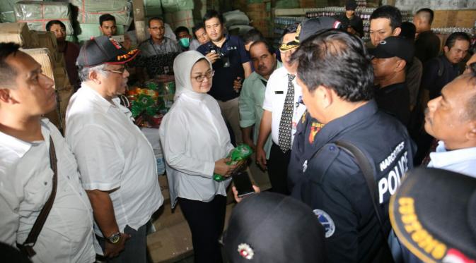 BPOM memberantas pangan ilegal di Riau. (Foto: Dok BPOM)