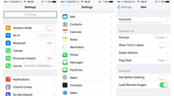 Cara keluar akun gmail di iphone