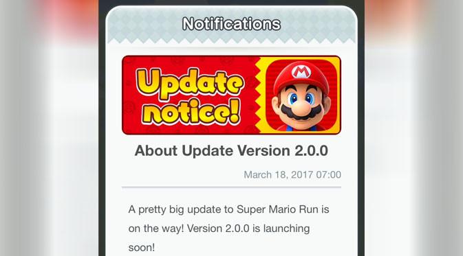 Super Mario Run Akan Kedatangan Karakter Baru di update berikutnya. / Yuslianson)