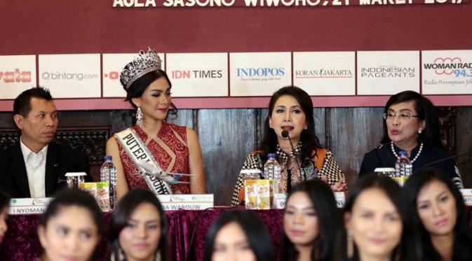 Konferensi Pers Pemilihan Puteri Indonesia 2017. (Deki Prayoga/Bintang.com)