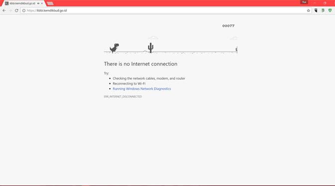 Saat koneksi internet putus, kamu bisa main gim di Google Chrome. (Liputan6.com/ Yuslianson)