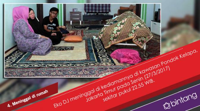 5 Fakta Seputar Meninggalnya Eko DJ. (Foto: Deki Prayoga, Desain: Nurman Abdul Hakim/Bintang.com)