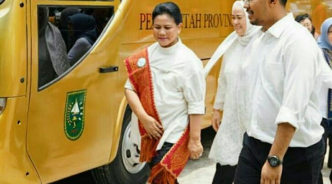 Ibu Negara Iriana Jokowi (Liputan6.com/M Syukur)