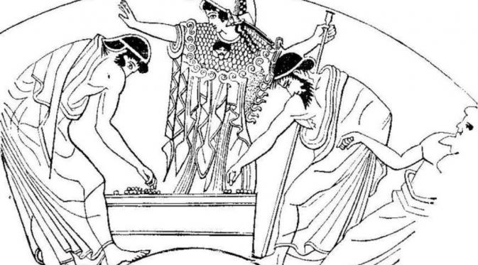 Ilustrasi pemikiran filsuf Yunani Kuno Chrysippus (Wikipedia)