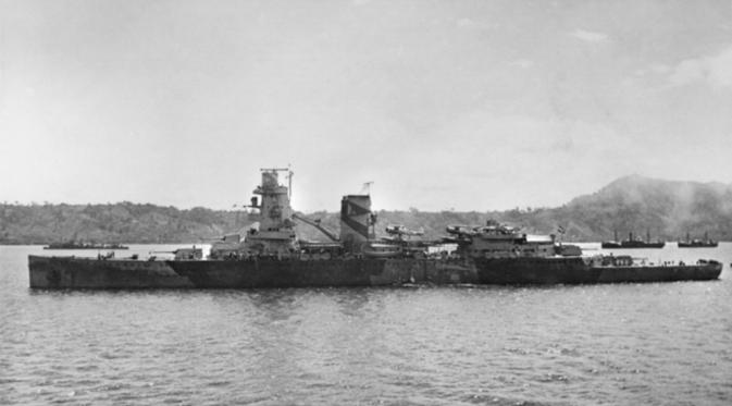 HNMLS De Ruyter, salah satu kapal milik Belanda yang karam dalam Pertempuran di Laut Jawa (Wikipedia/Public Domain)