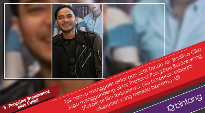 5 cowok yang jadi pasangan Pevita Pearch di film The Guys. (Foto: Bambang E Ros, DI: Nurman Abdul Hakim/Bintang.com)